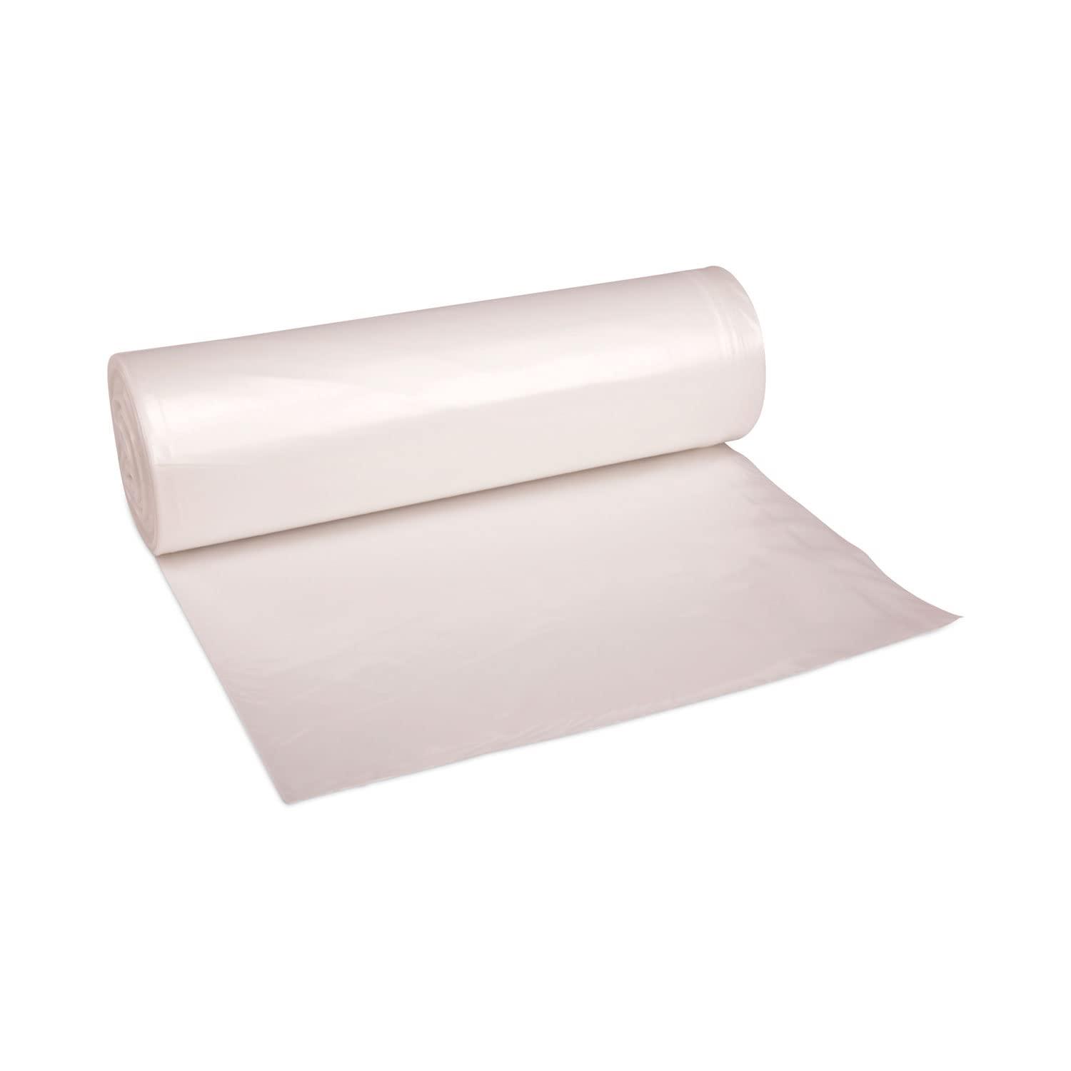 image:imageBoardwalk 243306 HighDensity Can Liner 1216gal 24 x 33 6mic Natural 50 Bags per Roll Case of 20 RollsNatural