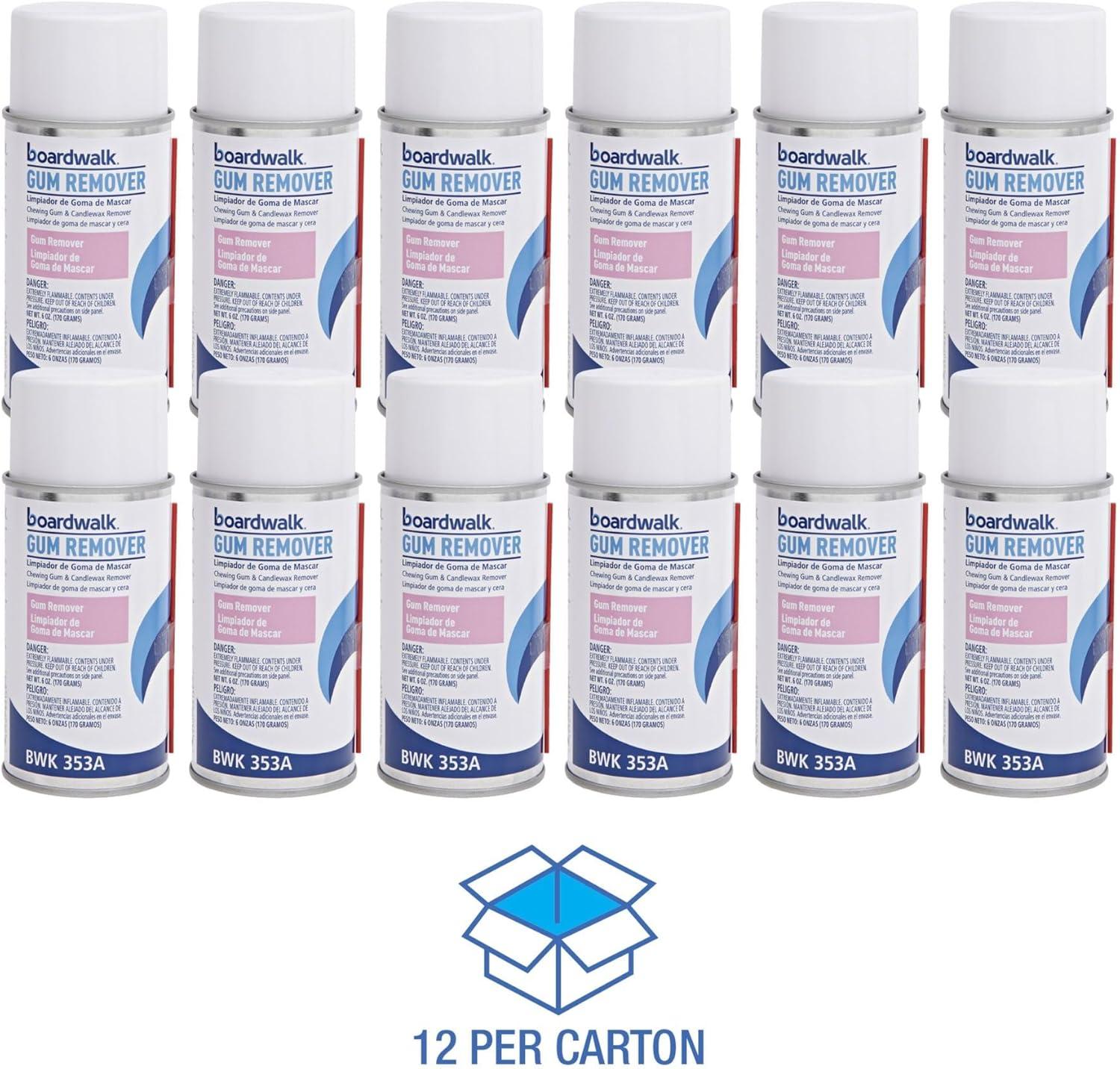 image:imageBoardwalk 353ACT Chewing Gum amp Candle Wax Remover 6oz Aerosol Case of 12
