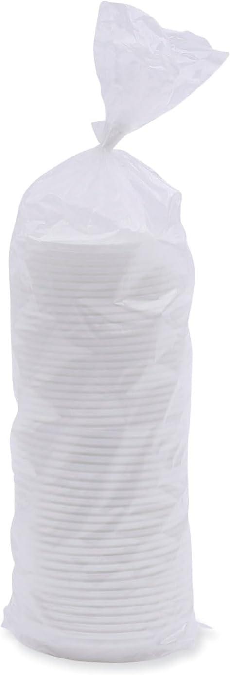 image:imageBoardwalk Deerfield Hot Cup Lids Fits 10 Oz To 20 Oz Cups White Plastic 50pack 20 Packscarton