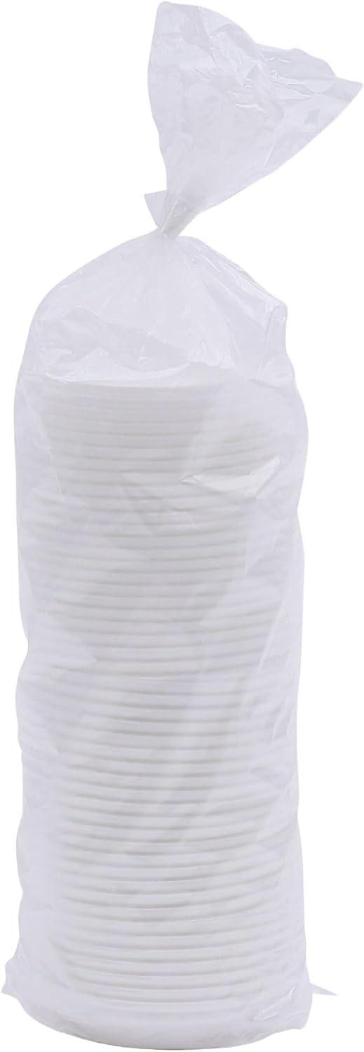 image:imageBoardwalk Deerfield Hot Cup Lids Fits 10 Oz To 20 Oz Cups White Plastic 50pack 20 Packscarton