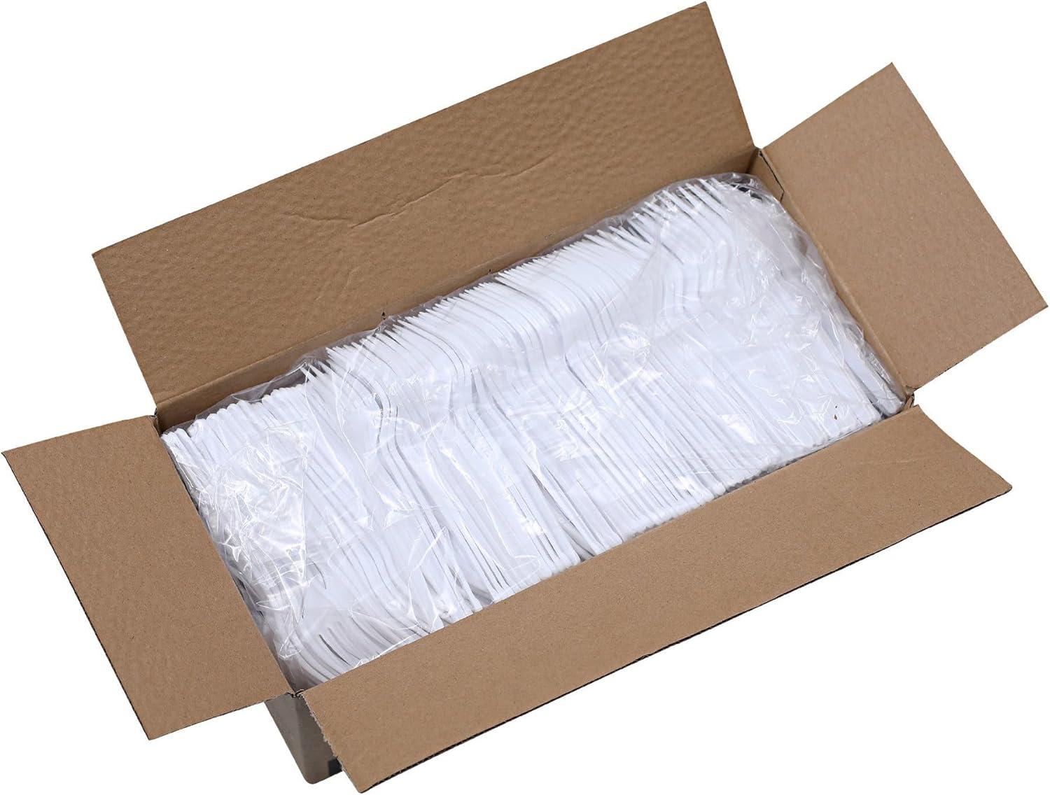 image:imageBoardwalk Heavyweight Polystyrene Cutlery Fork White 1000carton