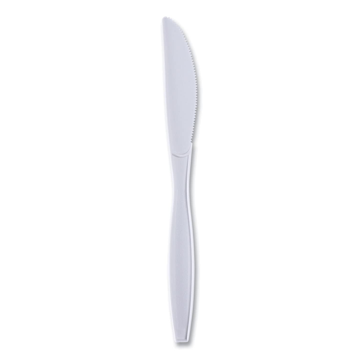 image:imageBoardwalk Heavyweight Wrapped Polypropylene Cutlery Knife White 1000Carton