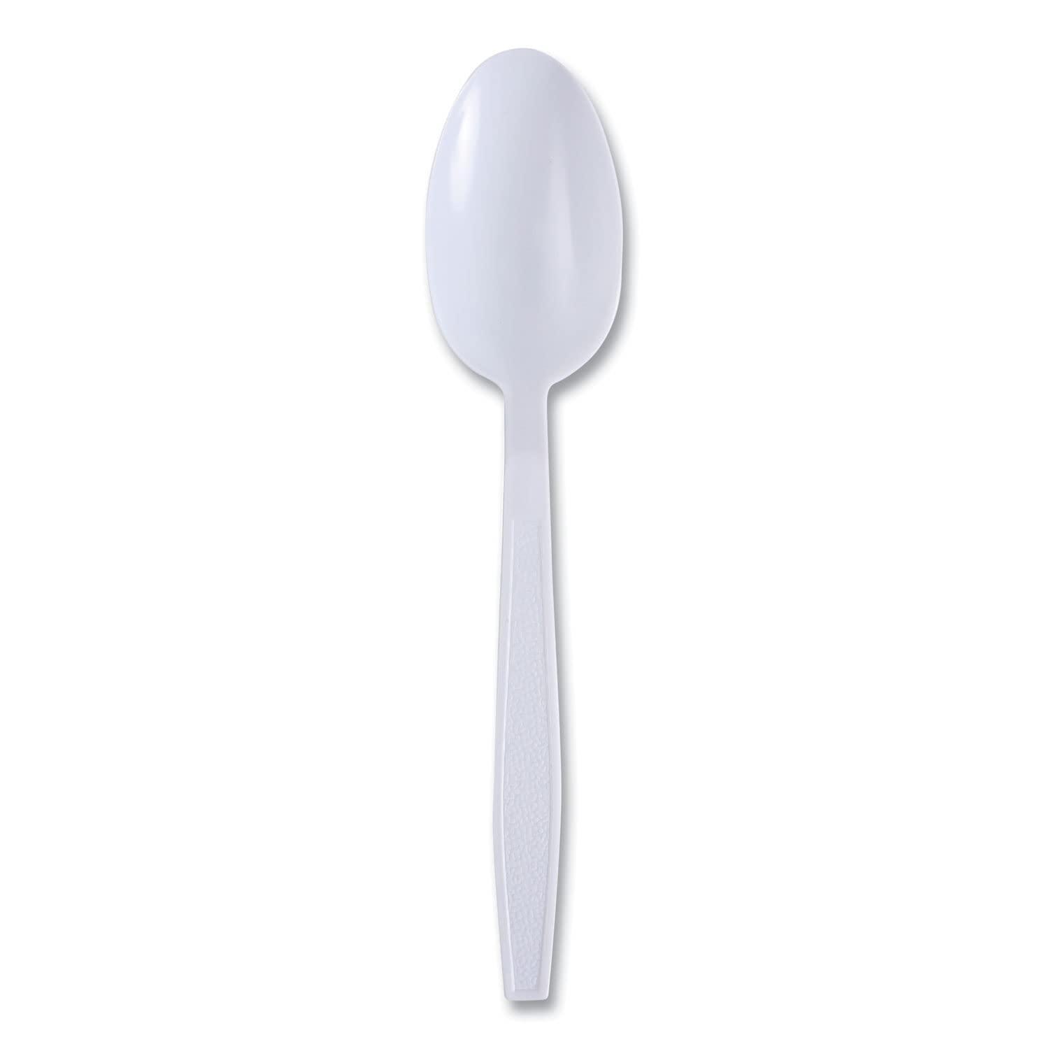 image:imageBoardwalk Heavyweight Wrapped Polypropylene Cutlery Teaspoon White 1000Carton