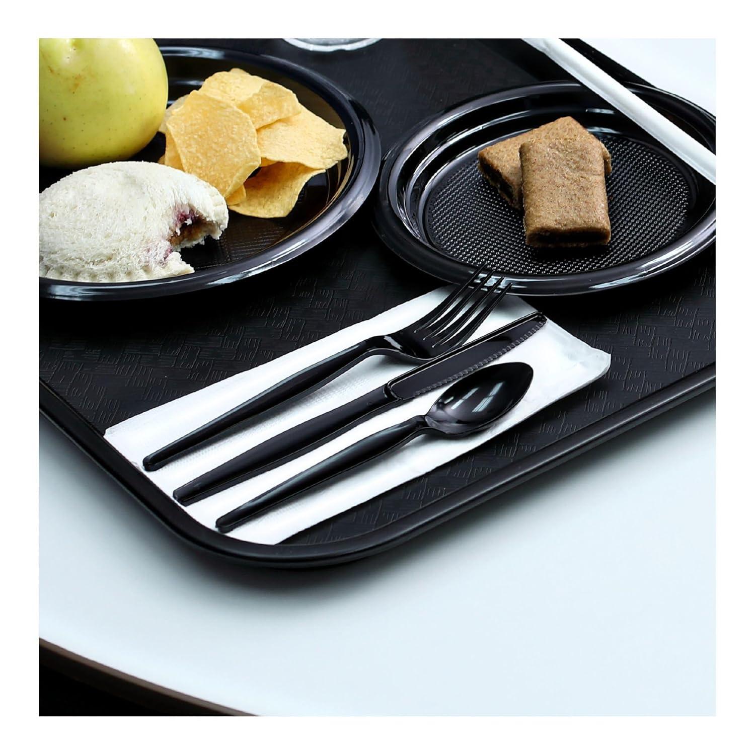 image:imageBoardwalk Heavyweight Wrapped Polystyrene Cutlery Knife Black 1000Carton
