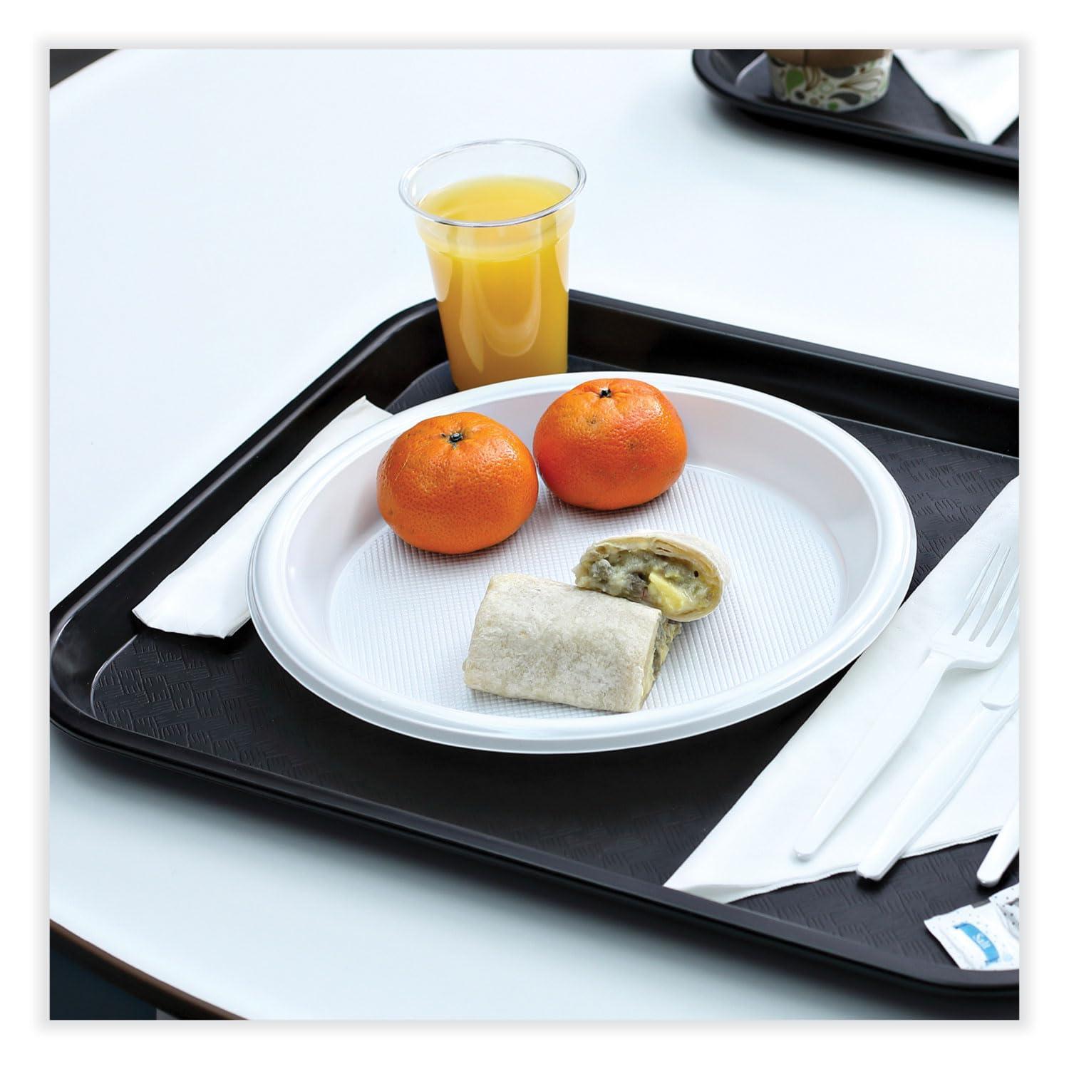 image:imageBoardwalk HiImpact Plastic Dinnerware Plate 10 dia White 500Carton