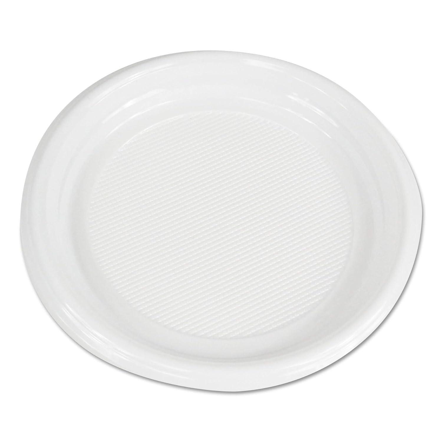 image:imageBoardwalk HiImpact Plastic Dinnerware Plate 9 dia White 500Carton