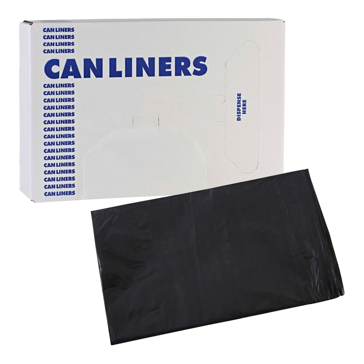 image:imageBoardwalk Linear Low Density Industrial Can Liners 33 gal 06 mil 33 x 39 Black 200Carton