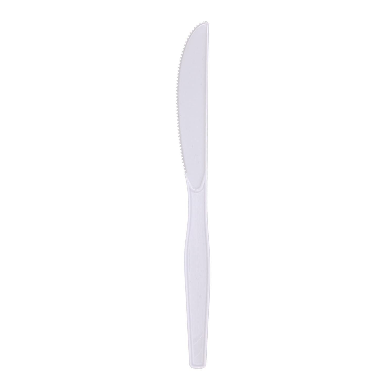 image:imageBoardwalk Mediumweight Polystyrene Cutlery Knife White 10 Boxes of 100Carton
