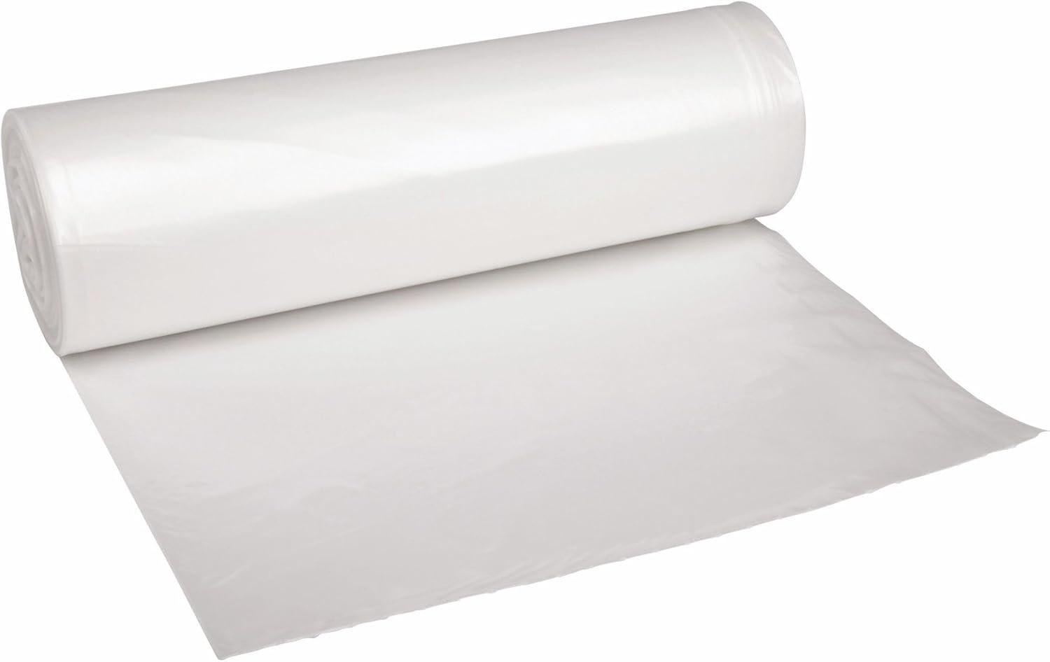 image:imageBoardwalk Recycled LowDensity Polyethylene Can Liners 60 Gallon Garbage Bags 11 mil 38 x 58 Clear 10 BagsRoll 10 RollsCarton100 Count Pack of 1