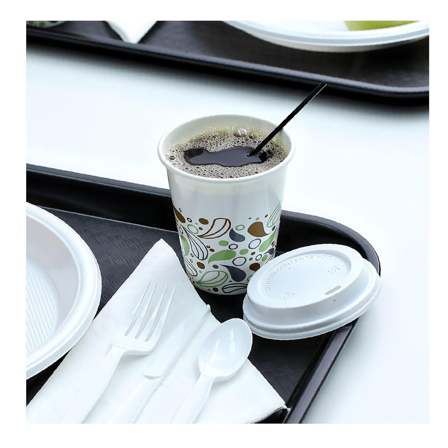 image:imageBoardwalk STRU525B10 Unwrapped SingleTube StirStraws 5 14 Black Pack of 1000 Case of 10
