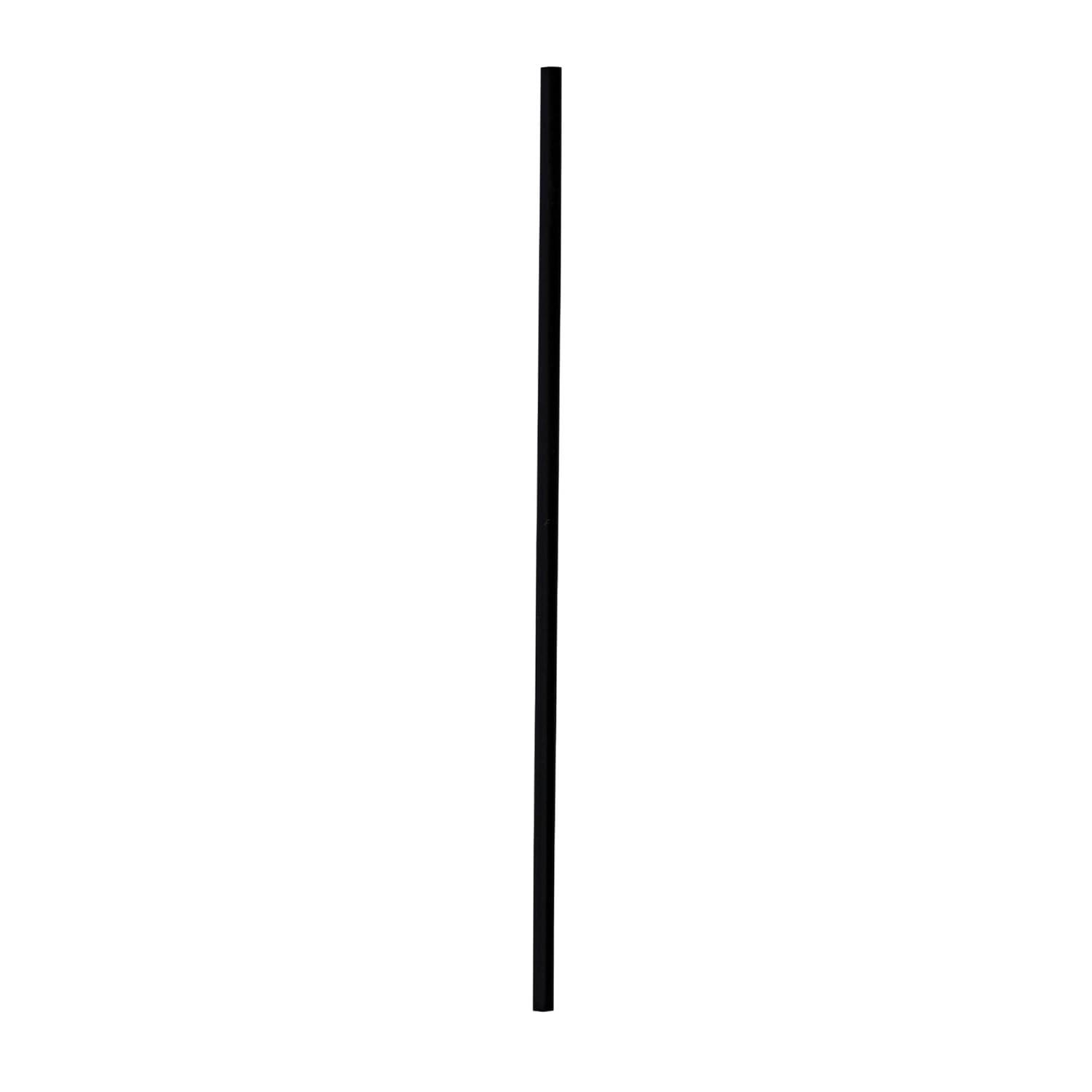 image:imageBoardwalk STRU525B10 Unwrapped SingleTube StirStraws 5 14 Black Pack of 1000 Case of 10