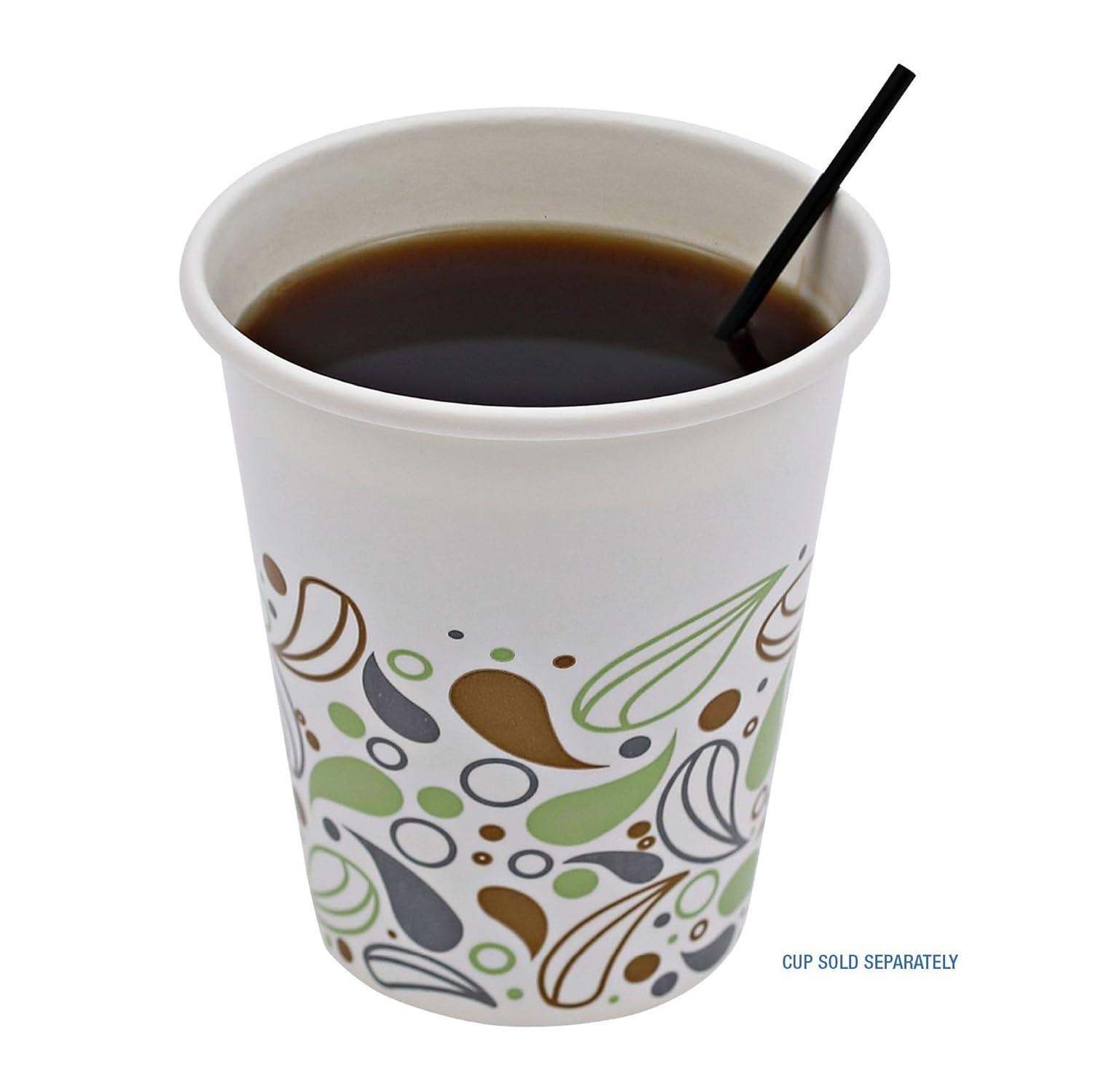 image:imageBoardwalk STRU525B10 Unwrapped SingleTube StirStraws 5 14 Black Pack of 1000 Case of 10