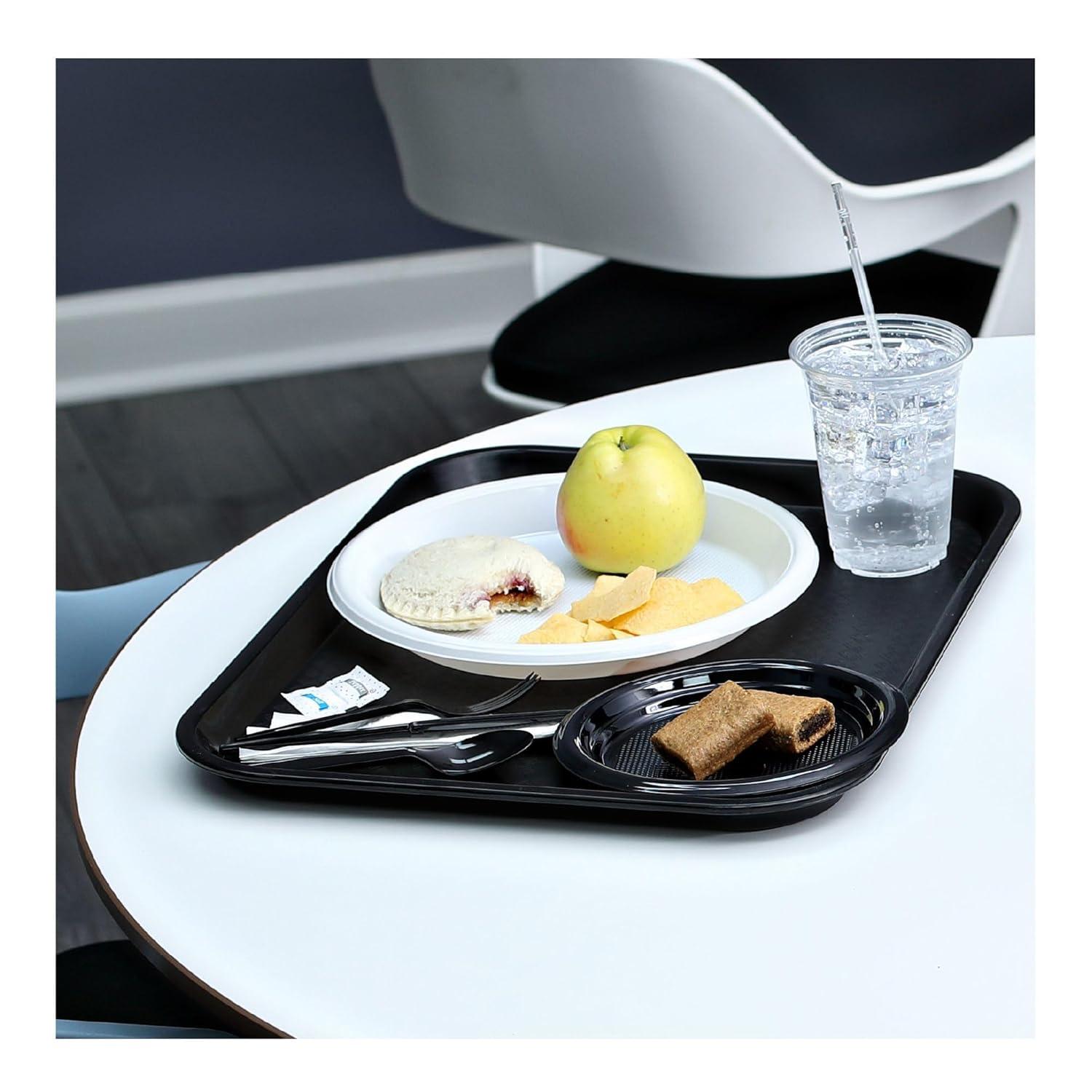 image:imageBoardwalk SixPiece Cutlery Kit CondimentForkKnifeNapkinTeaspoon Black 250Carton