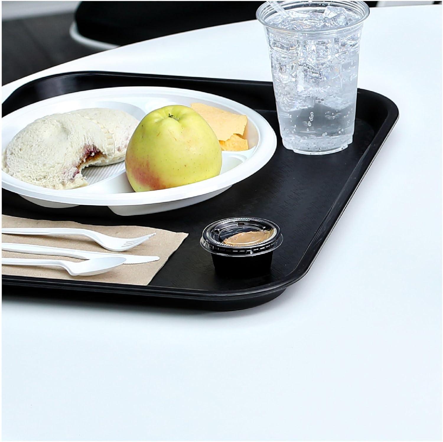 image:imageBoardwalk Souffleportion Cup Lids Fits 2 Oz Portion Cups Clear 2500carton