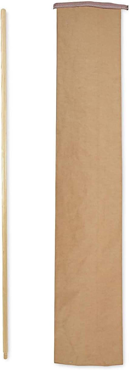 image:imageBoardwalk Threaded End Broom Handle Lacquered Wood 094 dia x 60 Natural