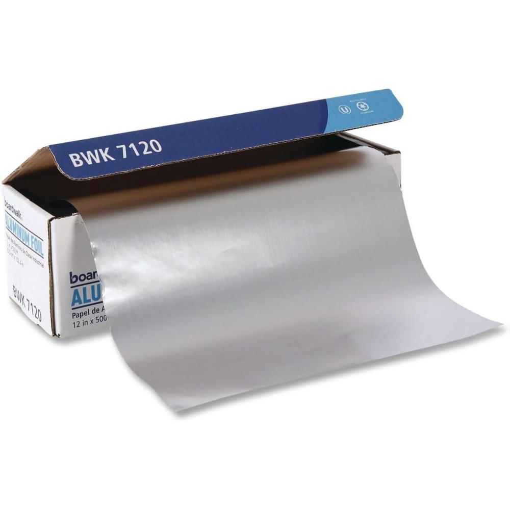 image:imageBoardwalk BWK 7120 500 Length 12 Width 20 Micron Thickness HeavyDuty Aluminum Foil Roll