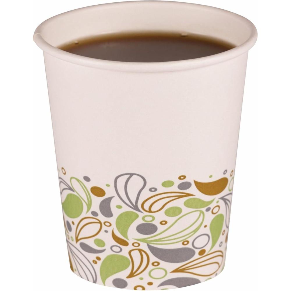 image:imageBoardwalk BWKDEER8HCUP Deerfield Printed 8 oz Paper Hot Cups 20 CupsSleeve 50 SleevesCarton