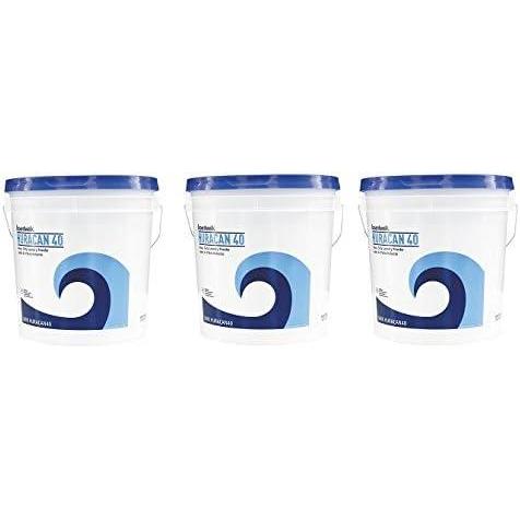 image:imageBoardwalk BWKHURACAN40 Low Suds Industrial Powder Laundry Detergent Fresh Lemon Scent 40lb Pail640 Ounce Pack of 3