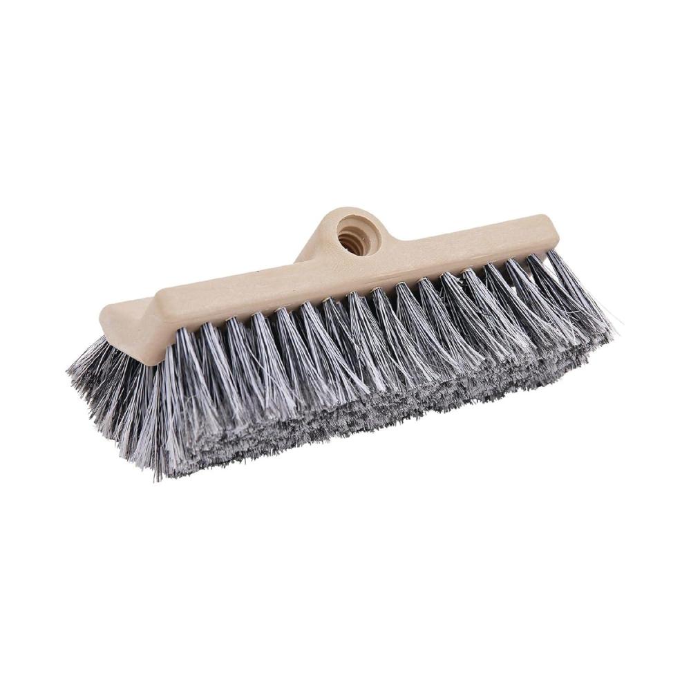 image:imageBoardwalk DualSurface Black Polypropylene Bristles 10 Brush Brown Plastic Handle