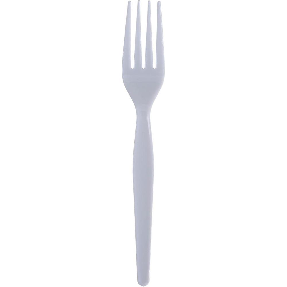 image:imageBoardwalk Heavyweight Polystyrene Cutlery Fork White 1000carton