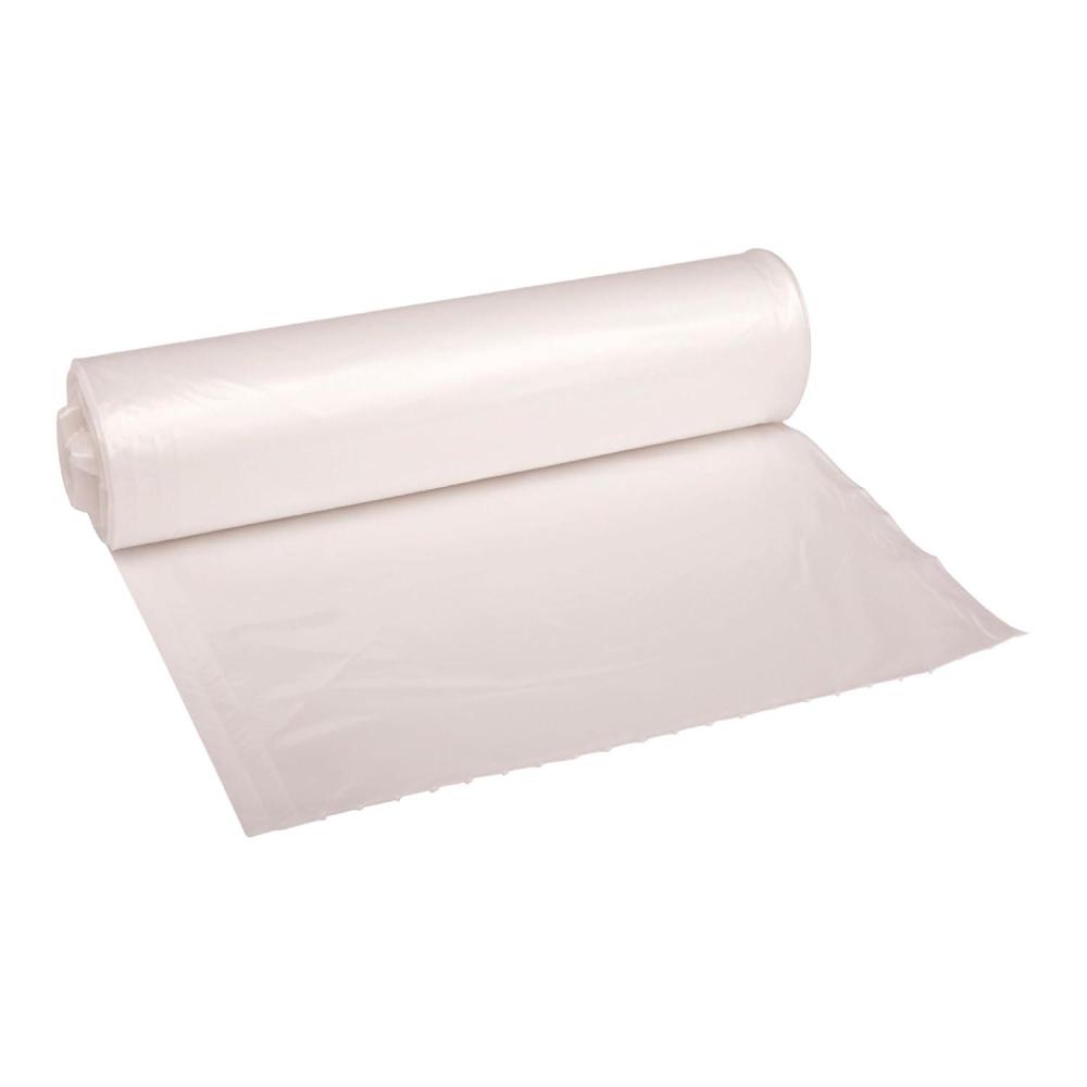 image:imageBoardwalk High Density Industrial Can Liners Coreless Rolls 33 gal 16 microns 33 x 40 Natural 25 BagsRoll 10 RollsCarton
