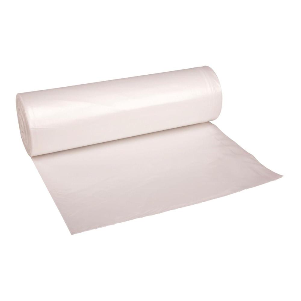 image:imageBoardwalk High Density Industrial Can Liners Coreless Rolls 45 gal 13 microns 40 x 48 Natural 25 BagsRoll 10 RollsCarton