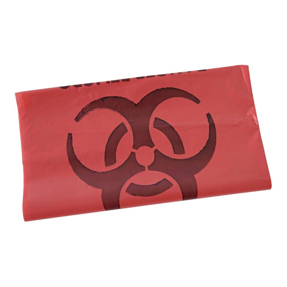 image:imageBoardwalk Linear Low Density Health Care Trash Can Liners 33 gal 13 mil 33 x 39 Red 150Carton