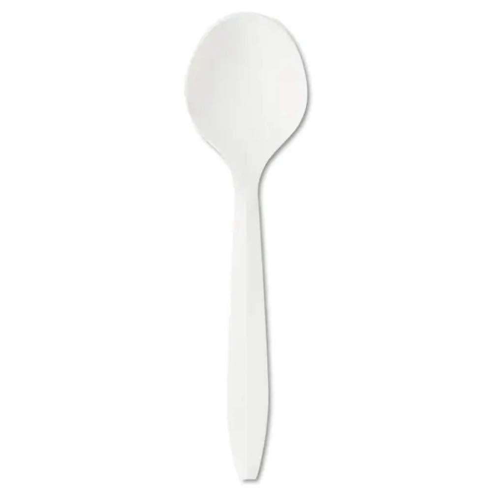 image:imageBoardwalk SOUPSPOON Mediumweight Polypropylene Cutlery Soup Spoon White Case of 1000
