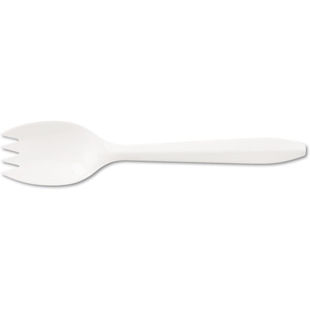 image:imageBoardwalk SPORK Mediumweight Polypropylene Cutlery Spork White Case of 10009
