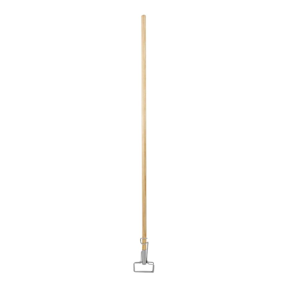 image:imageBoardwalk Spring Grip Metal Head Mop Handle for Most Mop Heads Wood 60 Natural