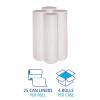 BOARDWALK, BWK4046EXH, LINER 40-45GAL .6MIL WHCT/100