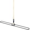 Boardwalk 1490 Clip-On Dust Mop Handle, Lacquered Wood, Swivel Head, 1″ Dia. x 60in Long