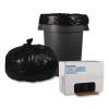 Boardwalk 519 SH-Grade Repro Can Liners, 38×58, 60gal, 1.2mil, Black, 10 Bags per Roll (Case of 10 Rolls)