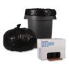 Boardwalk 523 Super Extra-Heavy Repro Can Liner, 38×58, 1.6 Mil, 60gal, Blk, 10 Bags per Roll (Case of 10 Rolls)