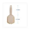 Boardwalk BWK4208 5.5 in. Brush 3 in. Tan Plastic Handle Cream Tampico Bristles Utility Brush(Tan)