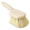 Boardwalk BWK4208 5.5 in. Brush 3 in. Tan Plastic Handle Cream Tampico Bristles Utility Brush(Tan)