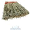 Boardwalk BWK951WC Corn Fiber Whisk Brooms – Yellow (1 Dozen)