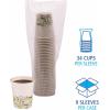 Boardwalk BWKDEER8HCUP Deerfield Printed 8 oz. Paper Hot Cups (20 Cups/Sleeve, 50 Sleeves/Carton)