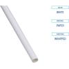 Boardwalk BWKPPRSTRWWR 7.75 in. x 0.25 in. Individually Wrapped Paper Straws – White (3200/Carton)