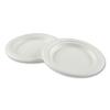Boardwalk Bagasse PFAS-Free Dinnerware, Plate, 6″ dia, White, 1,000/Carton