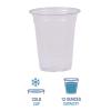 Boardwalk Clear Plastic Cold Cups, 12 oz, PET, 20 Cups/Sleeve, 50 Sleeves/Carton