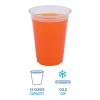 Boardwalk Clear Plastic Cold Cups, 16 oz, PET, 50 Cups/Sleeve, 20 Sleeves/Carton