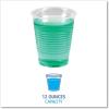 Boardwalk Clear Plastic Cold Disposable Cups, 12 oz, 1000 Disposable Party Drinking Cups/Carton(50)