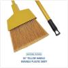 Boardwalk Corn Fiber Angled-Head Lobby Brooms, 55″ Handle, Yellow, 12/carton
