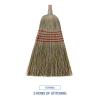 Boardwalk Corn/Fiber Brooms, Corn/Yucca Bristles, 53.5″ Overall Length, Natural, 6/Carton