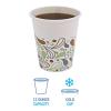Boardwalk Deerfield Printed Paper Cold Cups, 12 oz, 50 Cups/Sleeve, 20 Sleeves/Carton