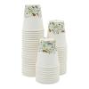 Boardwalk Deerfield Printed Paper Hot Cups, 10 oz, 50 Cups/Sleeve, 20 Sleeves/Carton