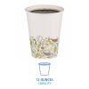 Boardwalk Deerfield Printed Paper Hot Cups, 12 Oz, 50 Cups/sleeve, 20 Sleeves/carton