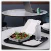 Boardwalk HINGEWF1CM9 Bagasse Molded Fiber Food Containers 9 x 9 White 1-Section 100/Sleeve 2 SLV/CT