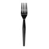 Boardwalk Heavyweight Polystyrene Cutlery, Fork, Black, 1000/Carton